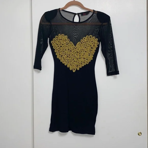 Motel Rocks Heart Dress - Picture 3 of 5
